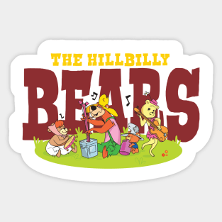 The Hillbilly Bears Sticker